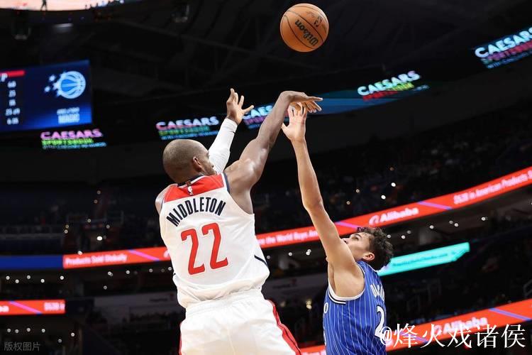 麦科勒姆27分萨尔23+8 奇才主场力克魔术